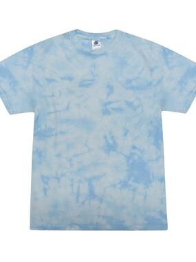 Tie-Dye Short Sleeve Tee - Light Blue